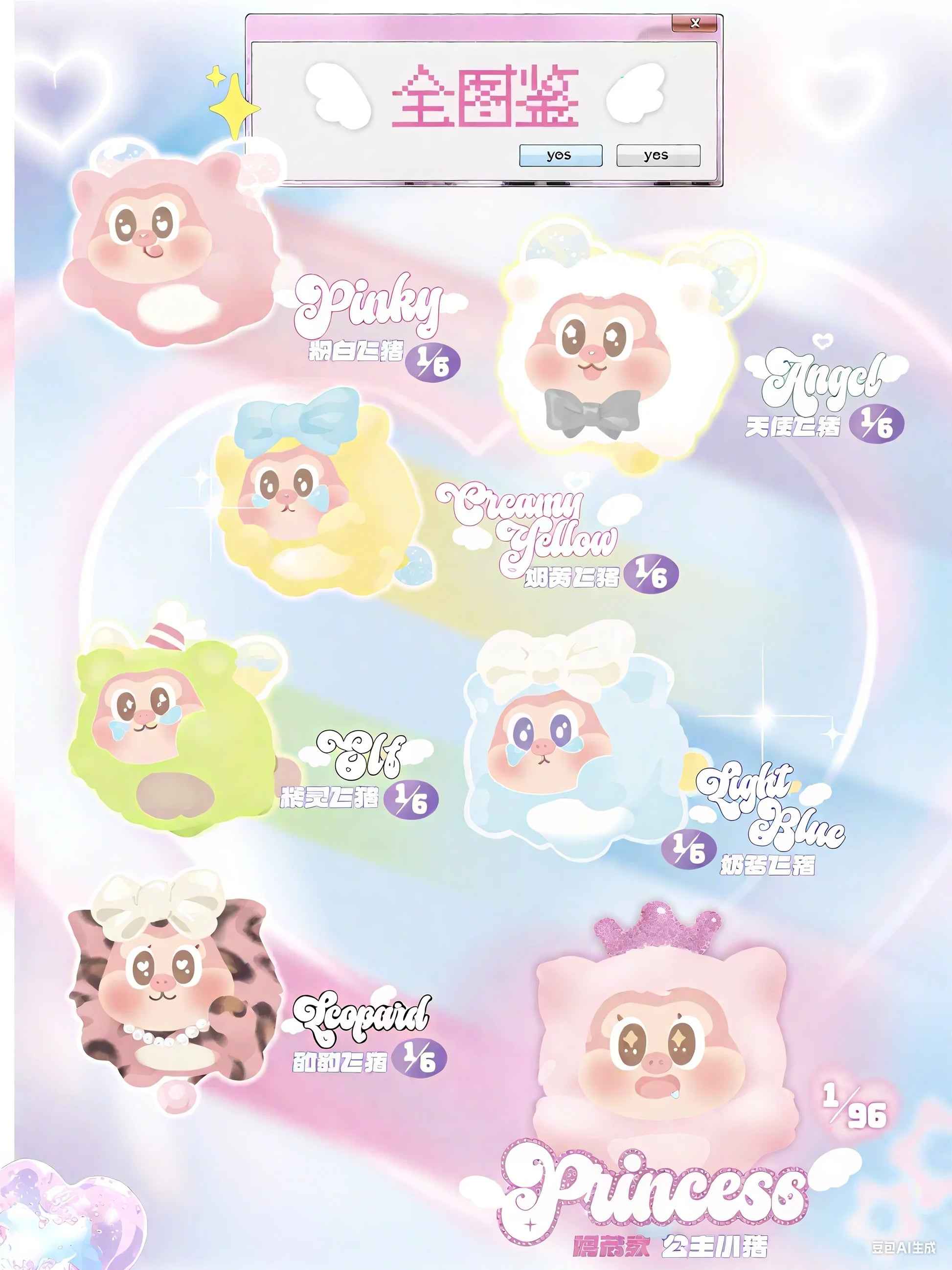 THE SLLO-Flying Pig Series Blind Box